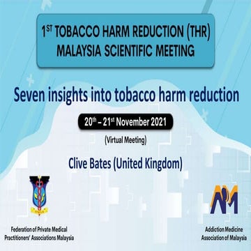 Seven insights into tobacco harm reduction
