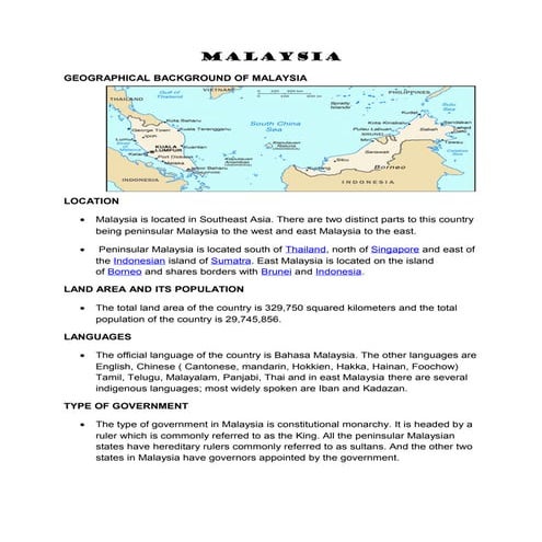 Malaysia Educational System