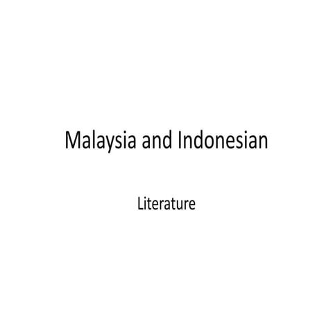 Malaysia and indonesian