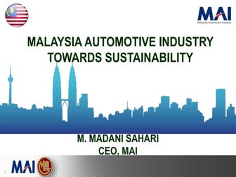 Malaysia Automotive Industry - Towards Sustainability