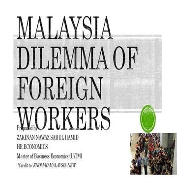 foreign workers in Malaysia
