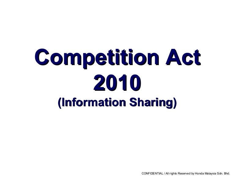 Malaysian Competition Law Brief Information