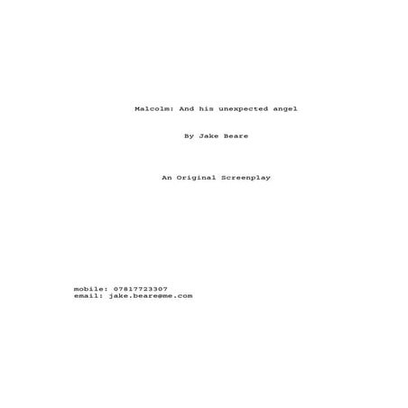 Script for our Scary Opening Sequence | DOC
