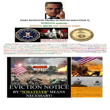 Malcolm x   building bridges (getting the devil off your back)-swahili