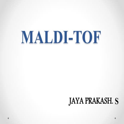 Maldi tof
