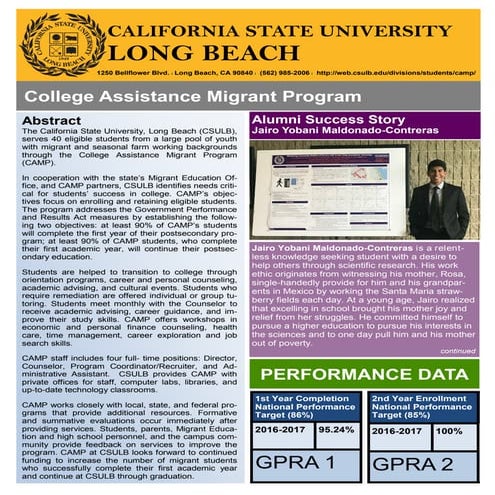 CAMP Student of the Year