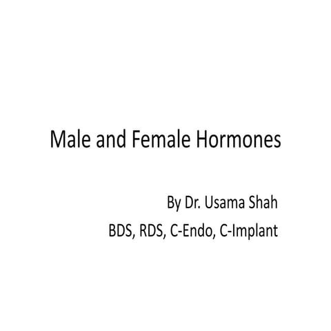 Male and Female hormones.ppt