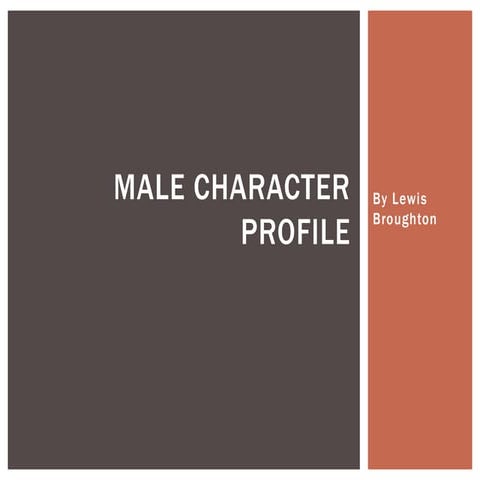 Male character profile | PPTX