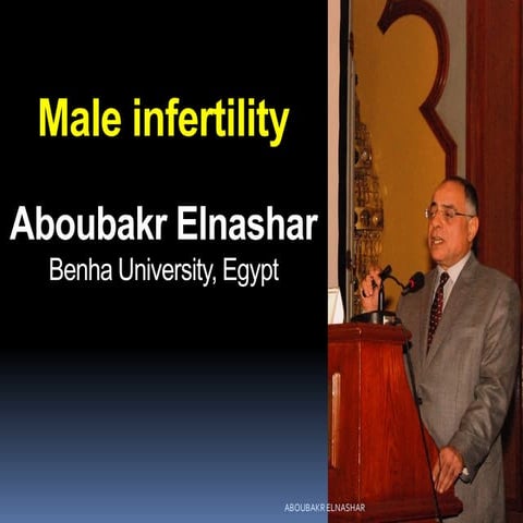 Male factor infertility