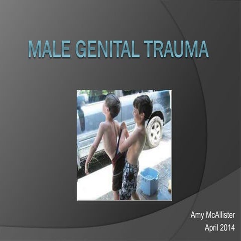 Male genital trauma