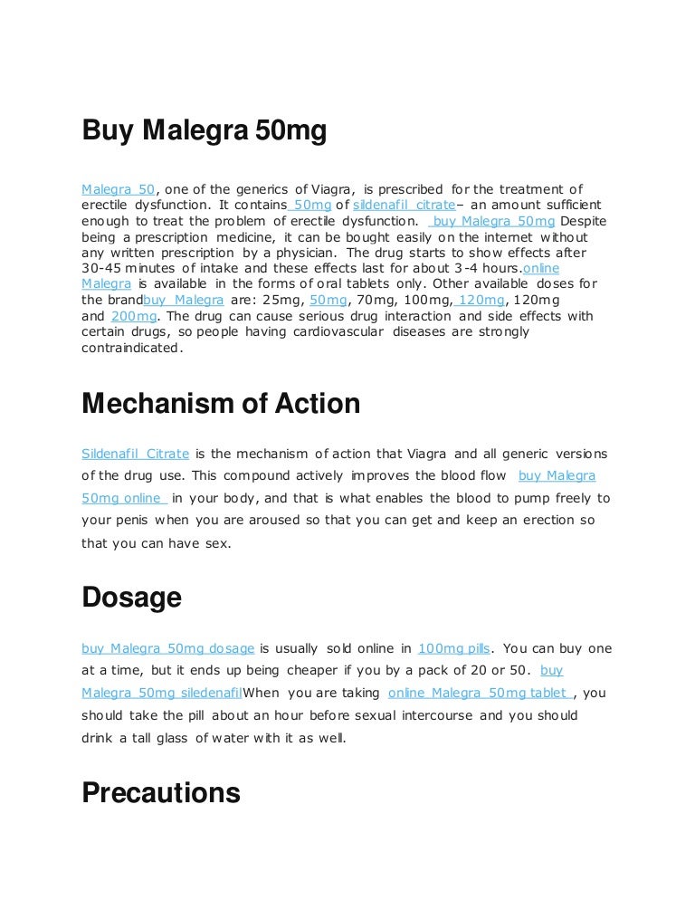 Buy Malegra 50