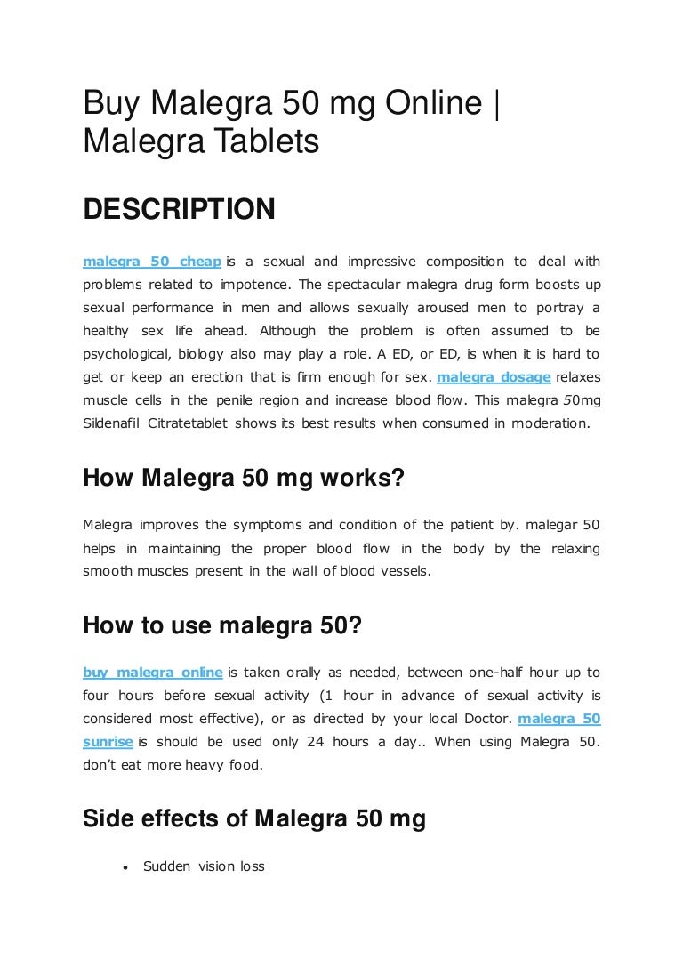 Malegra en línea