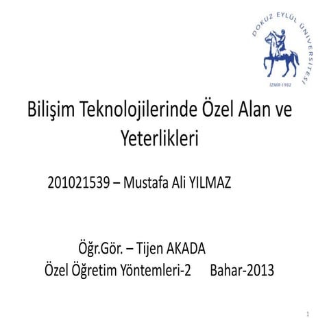 Bilişim Teknolojileri | PPTX