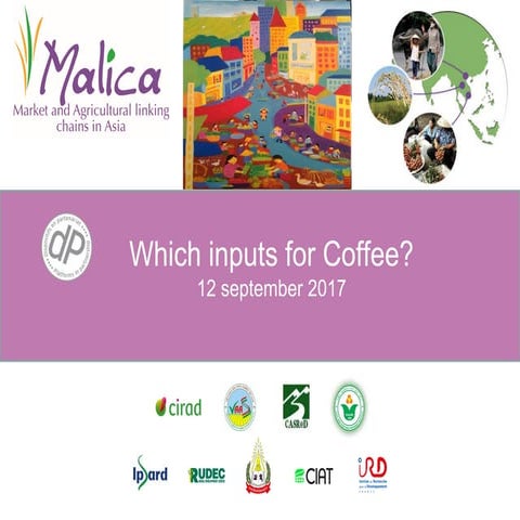 Which inputs for Coffee?