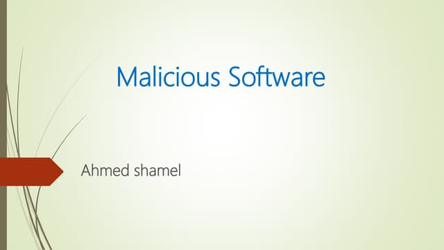 Malicion software