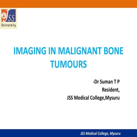 Imaging in malignant bone tumors