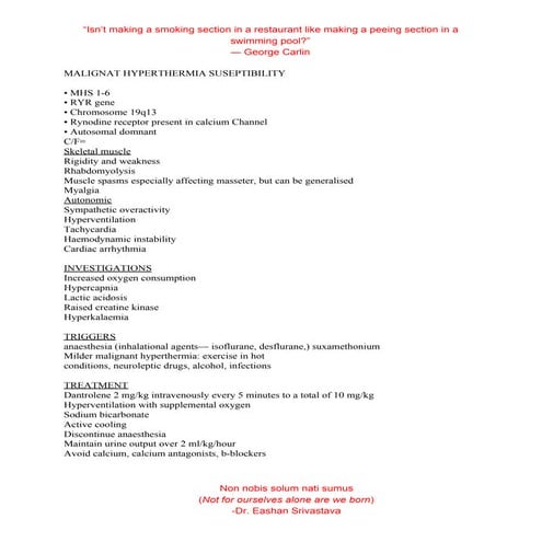 MALIGNANT HYPERTHERMIA | PPTX