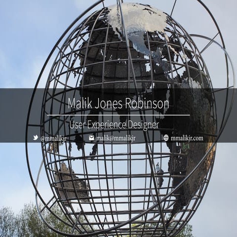 Malik Jones Robinson UX Portfolio