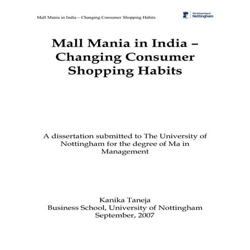 Mall mania