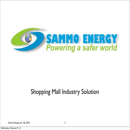 Shopping Mall Energy solution | PPT - SlideShare
