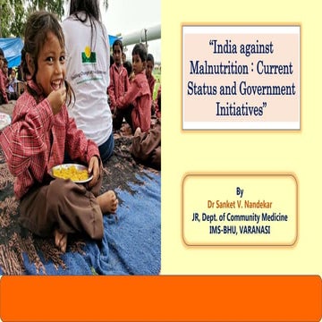 Malnutrition In Indian context 