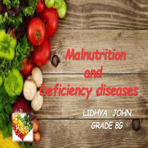 Deficiency diseases | PPTX