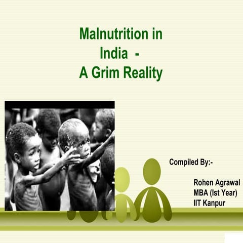 Malnutrition in India-Background and solutions proposed