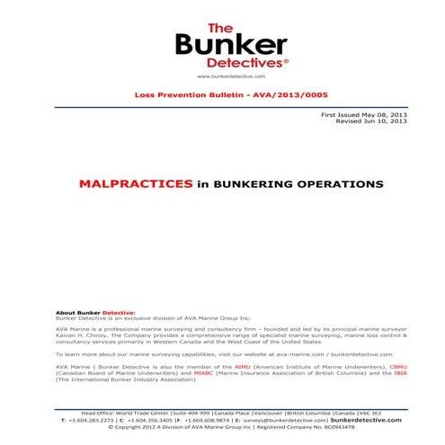 13 Malpractices In Bunkering Operations Seafarers Should Be Aware Of