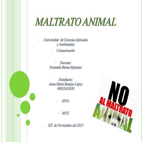 Maltrato animal