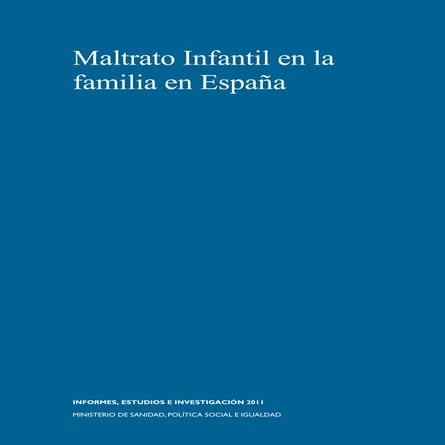Maltrato infantil