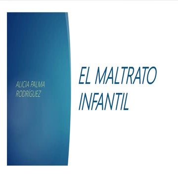 Maltrato infantil