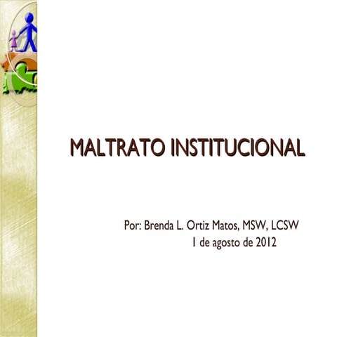 Maltrato institucional