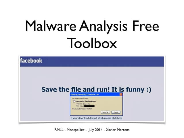 Malware Analysis Using Free Software