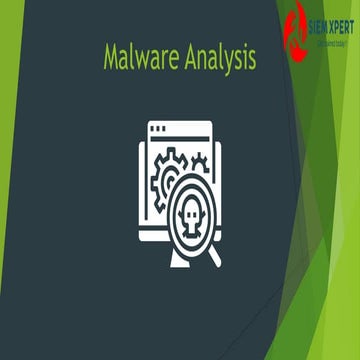 Malware Analysis for cyber security & Network Security