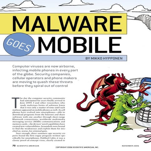 Malware goes mobile | PDF
