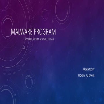 Malware program by mohsin ali dahar khairpur