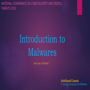 Introduction to Malwares