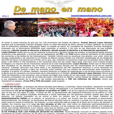 Boletin de Mano en Mano 205