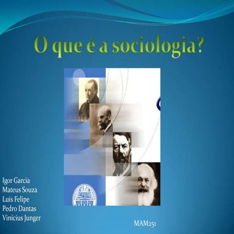 Aula de Introducao a Sociologia - O que é sociologia.pptx
