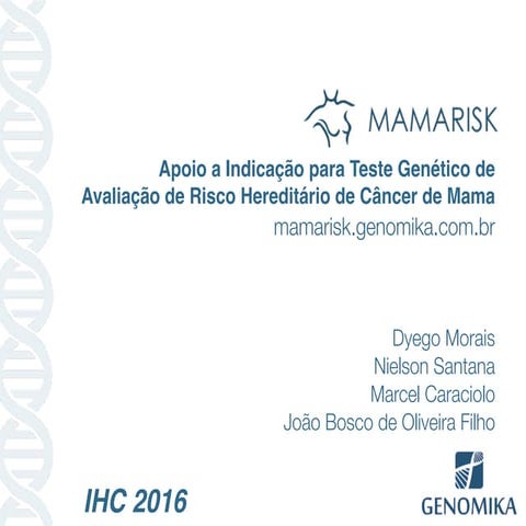 MamaRisk - Presentation IHC 2016