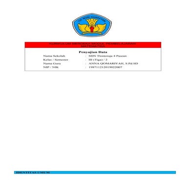 Modul Ajar Matematika BAB 3 dan 4 sem 2. | DOCX