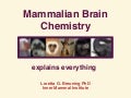 Mammalian Brain Chemistry Explains Everything