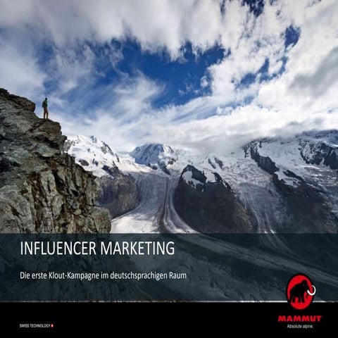 Mammut Influencer Marketing Klout | PPTX | Business and Finance