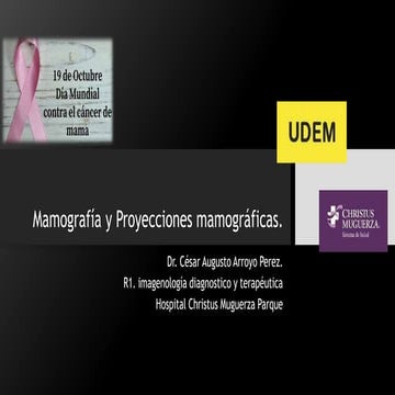 Mamografía y Proyecciones mamográficas.pptx