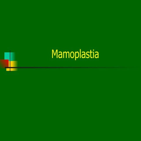 Mamoplastia