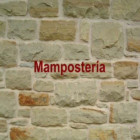 Mamposteria