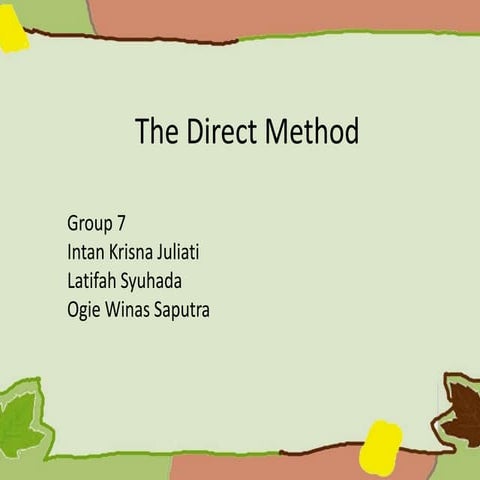 Mamrat method direct
