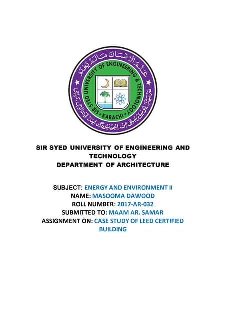 LEED certified building case study