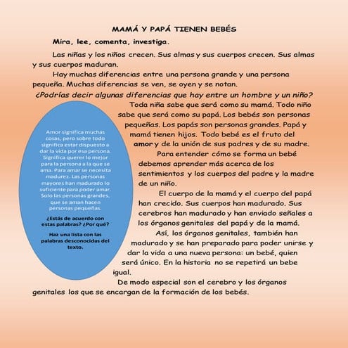 Mamá y papá tienen bebés