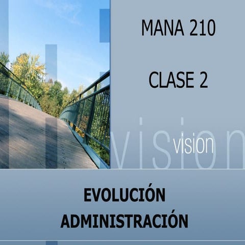 Evolución de la Administración